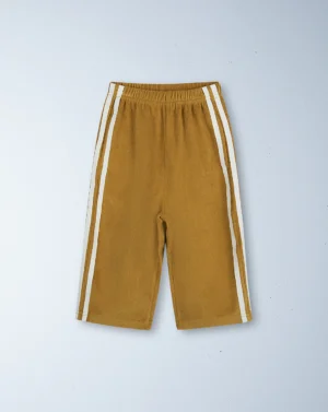 mustard terry sweatpants