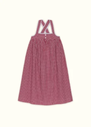 red gingham summer dress