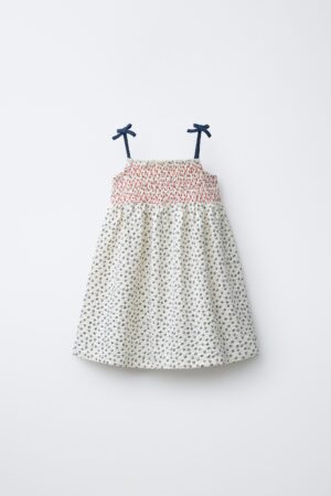 floral smock dress