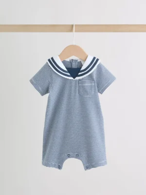 sailor collar romper