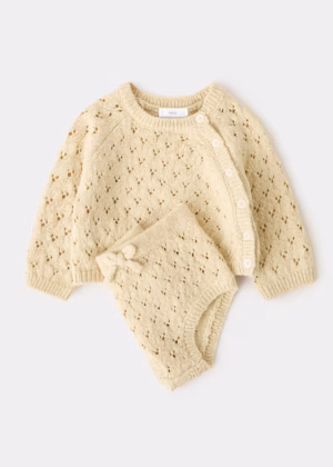 yellow knit romper