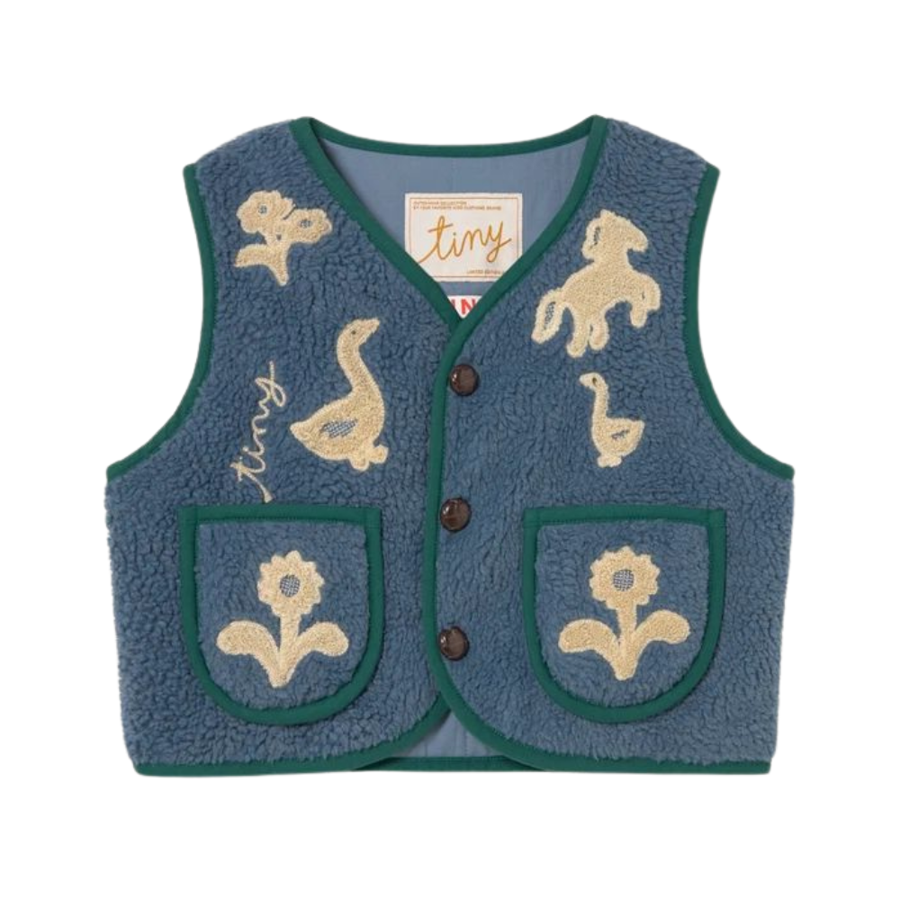 sherpa kids vest