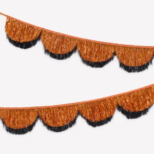 halloween tinsel garland
